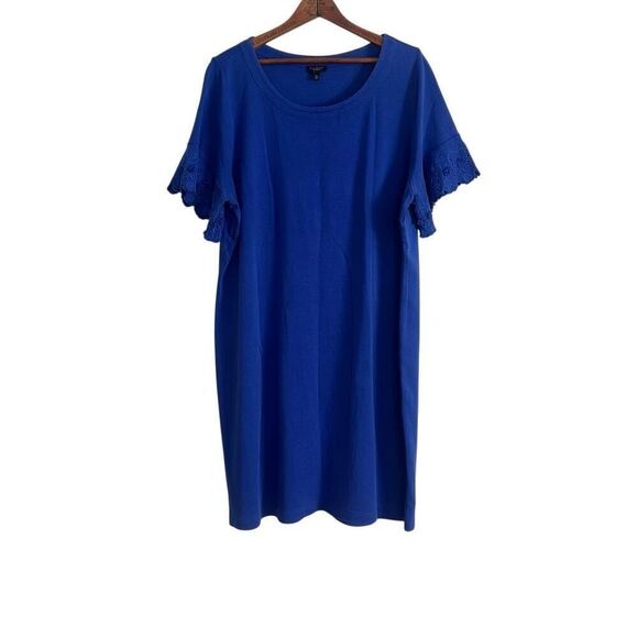 Talbots Plus Petite Size 2XP 100% Cotton Dress - Picture 2 of 8